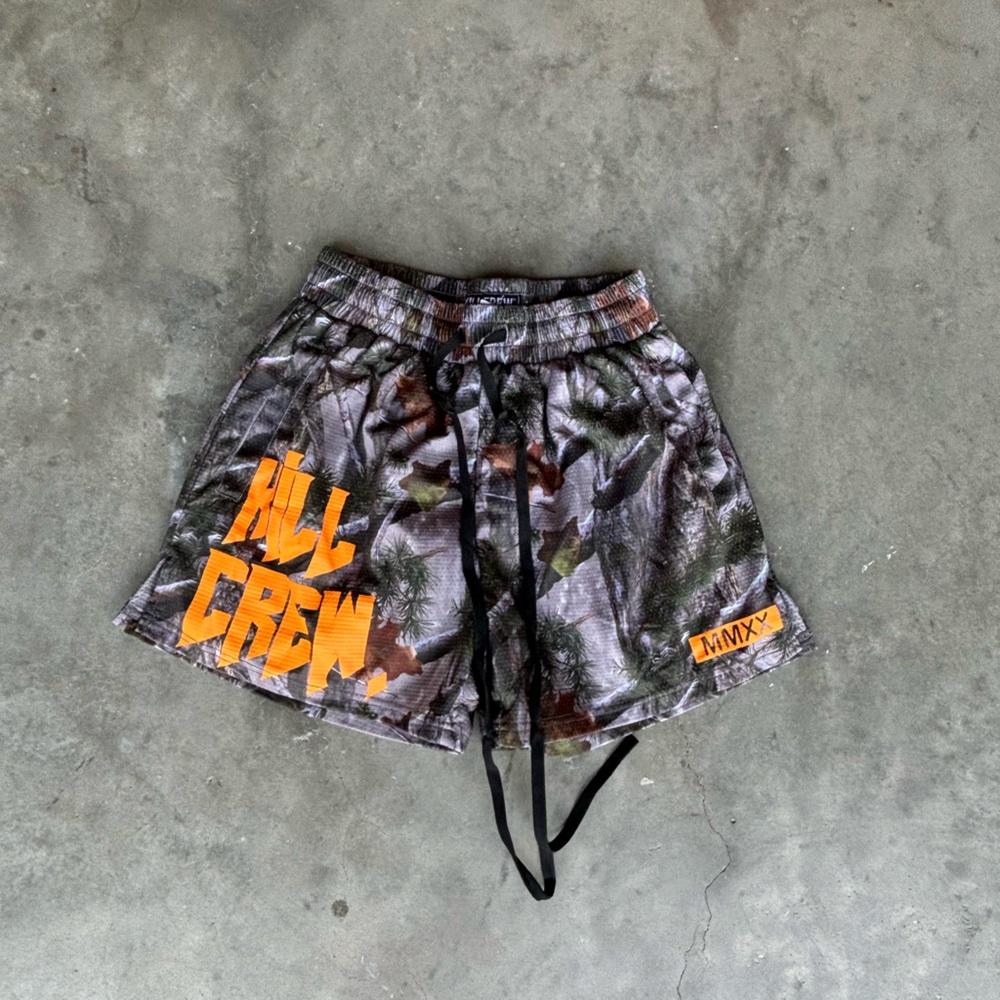 Kill Crew camouflage mesh shorts